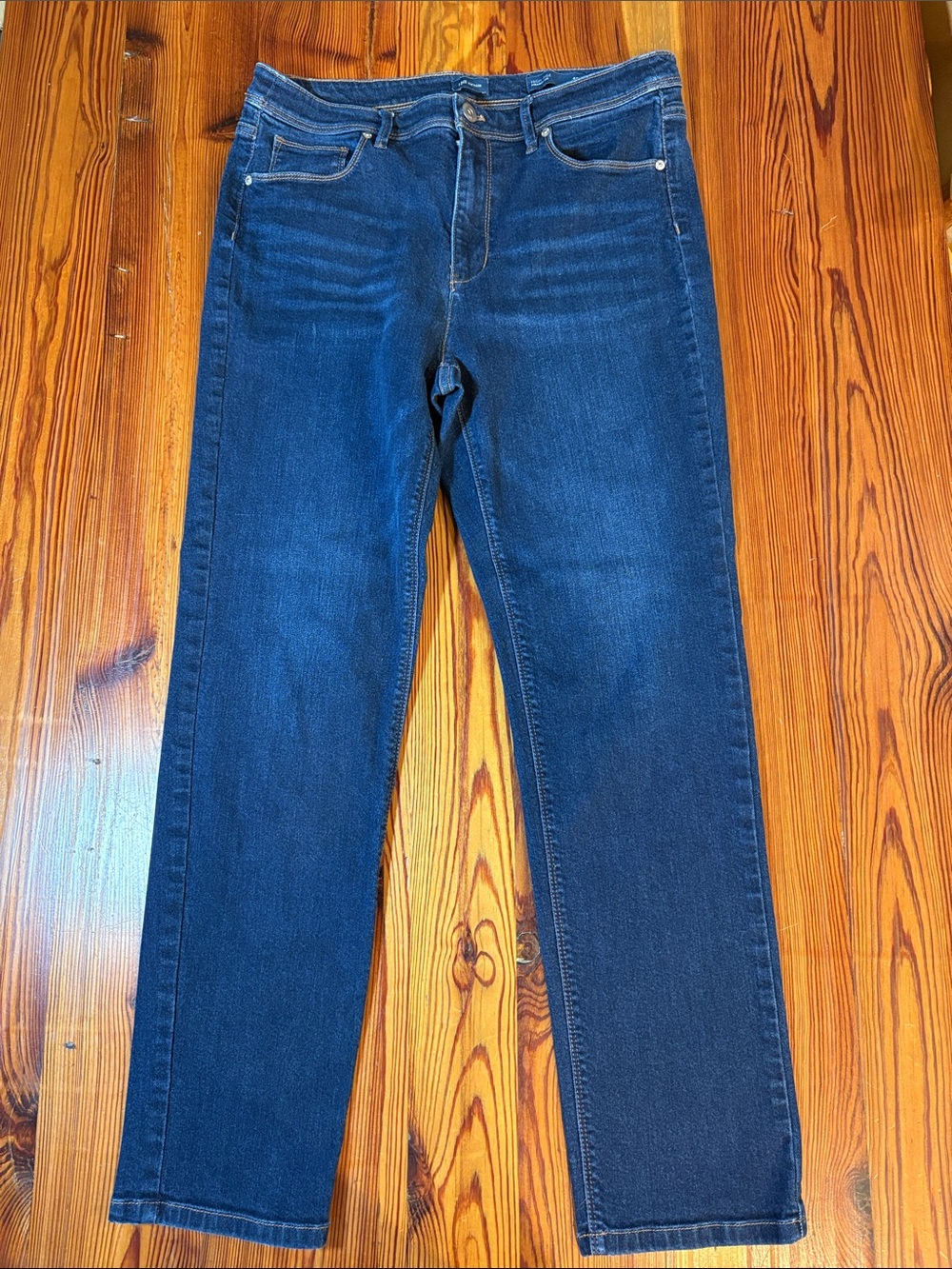 J. Jill Denim High Rise Straight Leg, Size 12